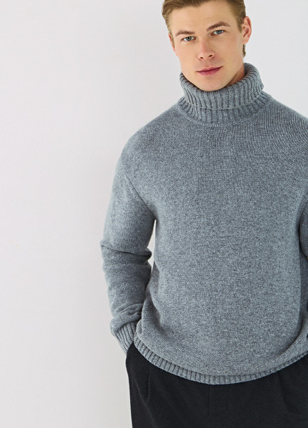 

Свитер с содержанием шерсти, Серый