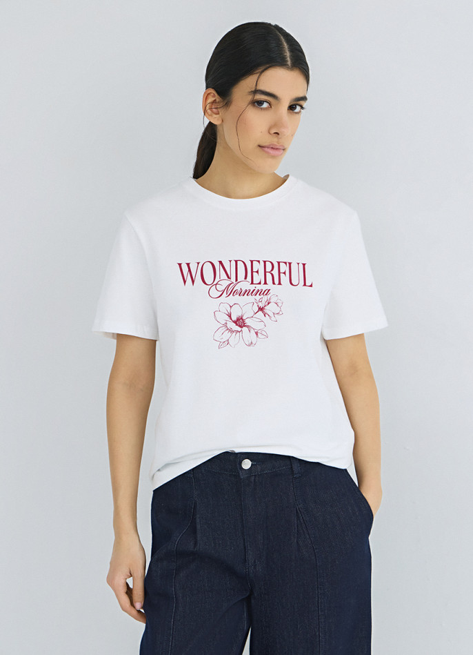 Футболка с принтом