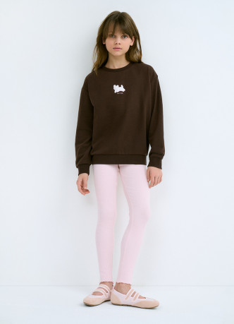 Свитшот с принтом для девочек