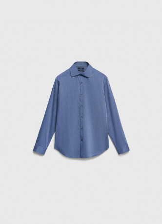 Рубашка из структурной ткани