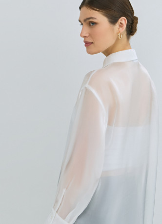 Блузка из органзы