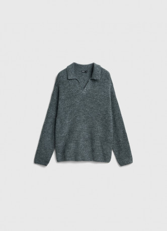 Текстурный джемпер поло