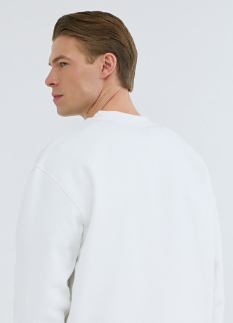 Базовый свитшот с принтом