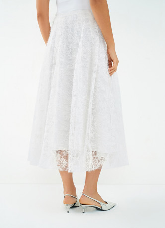 Кружевная юбка А-силуэта