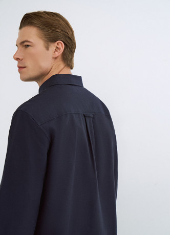 Рубашка из ткани оксфорд