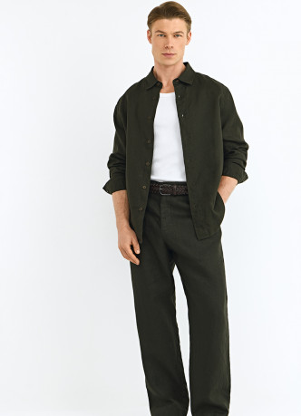 Брюки изо льна