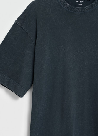 Базовая футболка с эффектом стирки