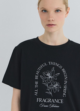 Футболка с принтом