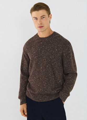 Джемпер из кручёной пряжи