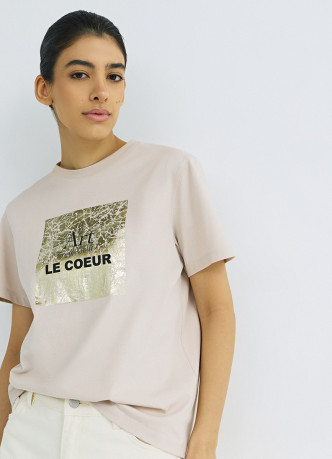 Футболка с принтом