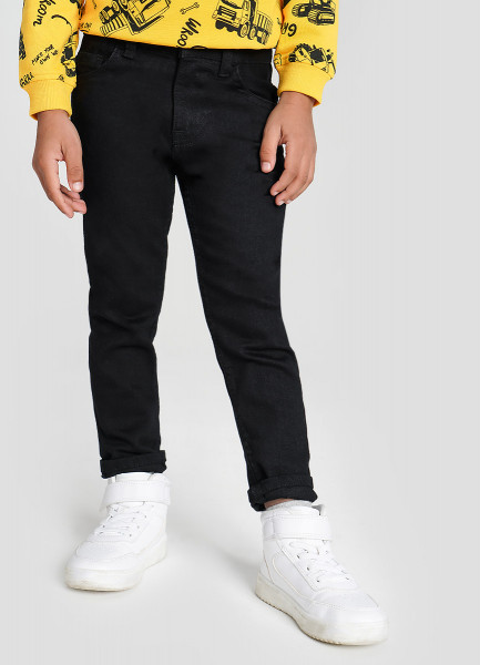 Базовые чёрные джинсы для мальчиков