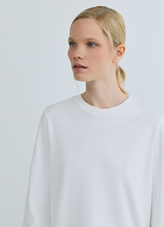 Базовый лонгслив из хлопка