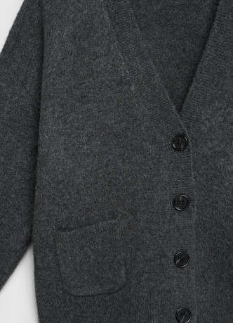 Кардиган из мягкой пряжи с шерстью