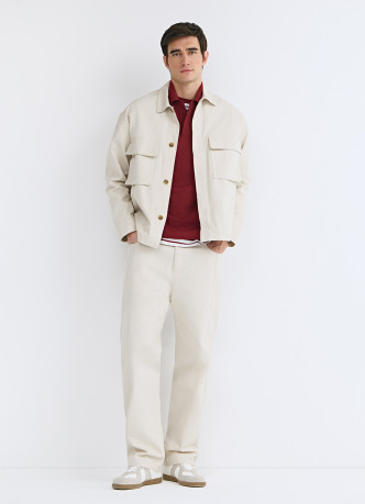 Куртка-рубашка из канваса