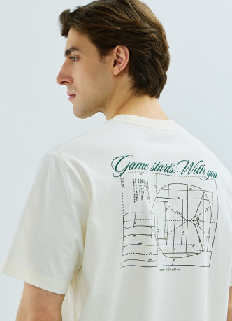 Футболка из хлопка с фотопринтом