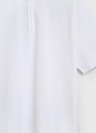 Поло с воротником-стойкой