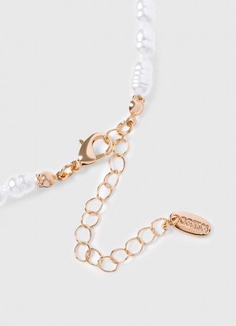 Браслет на ногу из искусственного жемчуга