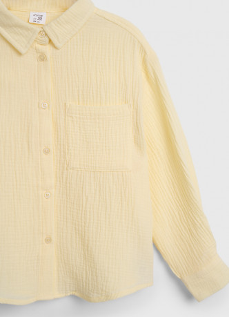 Рубашка из муслина для девочек