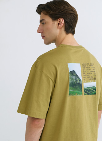 Футболка из хлопка с фотопринтом