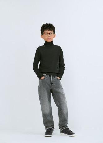 Вязаная водолазка для мальчиков