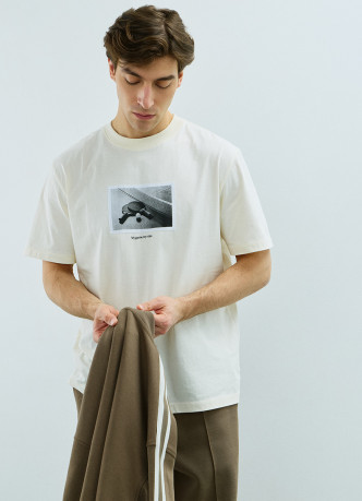 Футболка из хлопка с фотопринтом