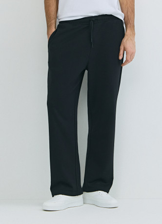 Трикотажные прямые брюки