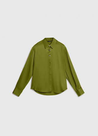 Сатиновая блузка из вискозы