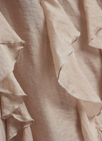 Блузка из лиоцелла с рюшами