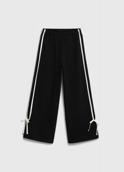 

Брюки с лампасами для девочек, Черный