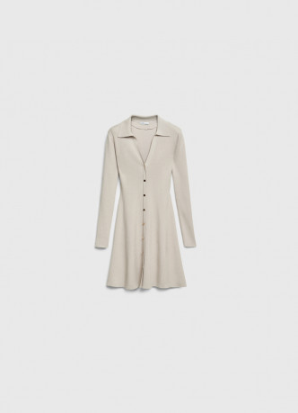 Вязаное платье мини