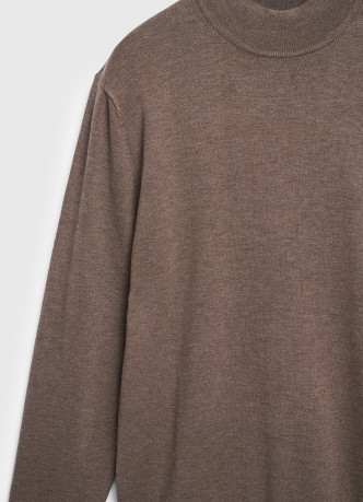 Базовый джемпер с воротником-стойкой