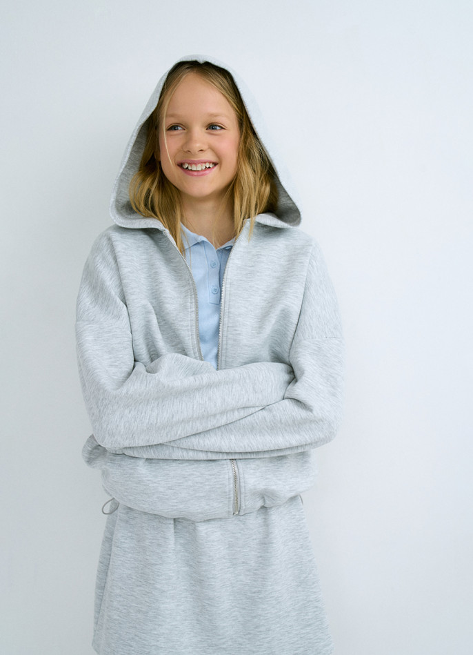 Толстовка на молнии для девочек