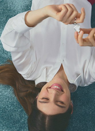 Блузка из сатина