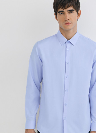 Рубашка из структурной ткани