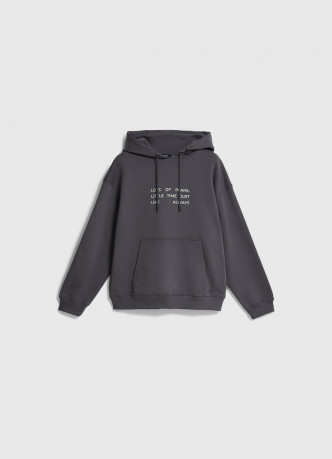 Худи с текстовым принтом