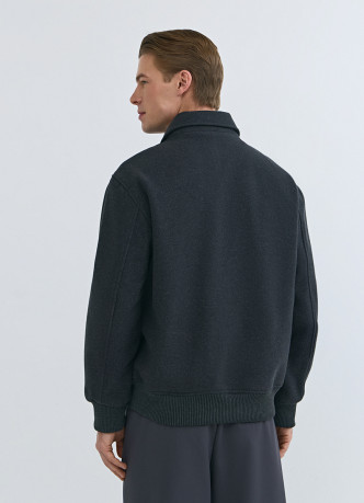 Куртка из пальтовой ткани