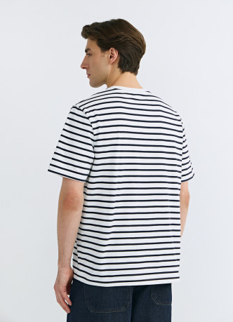 Футболка из хлопка в полоску