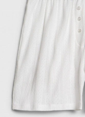 Пижамные шорты из ажурного трикотажа