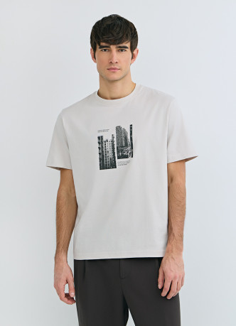 Футболка с принтом