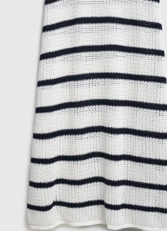 Миди-платье ажурной вязки