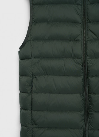 Ультралёгкий жилет с воротником-стойкой