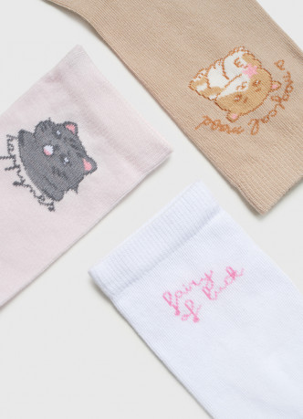 Носки для девочек, 3 пары