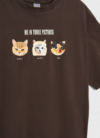 Футболка с принтом для девочек