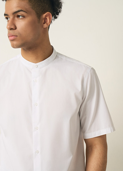 Рубашка с воротником-стойкой, Белый O`Stin MS6692O02-00, размер 48 - фото 5