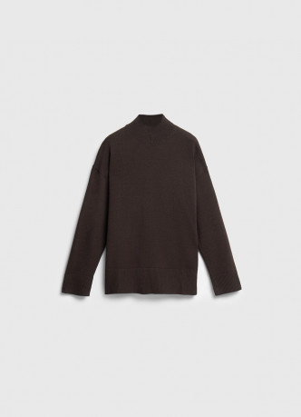 Джемпер с воротником-стойкой