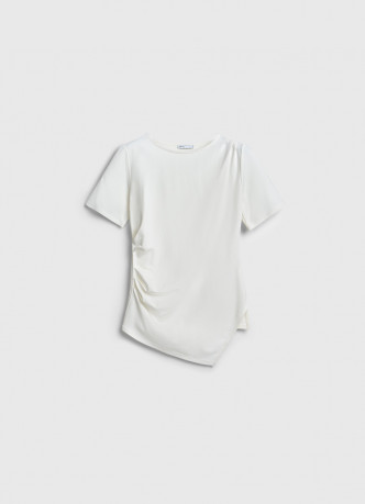 Футболка с драпировкой