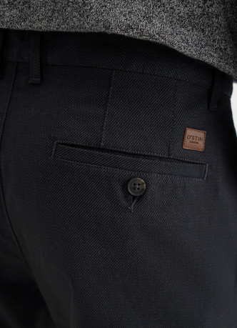 Брюки Chino из твила с микропринтом