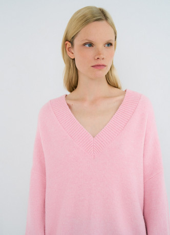 Джемпер из мягкой пряжи с шерстью