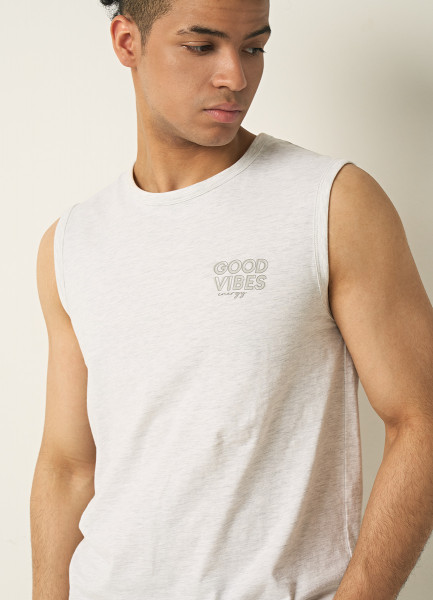 

Майка с принтом, Белый