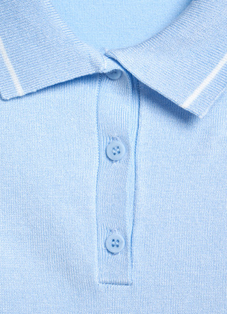 Вязаное поло для девочек